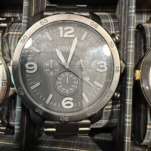 Fossil Black Men's Chronograph Watch